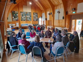 Discussion groups at the Torridon workshop on 23rd April 2024